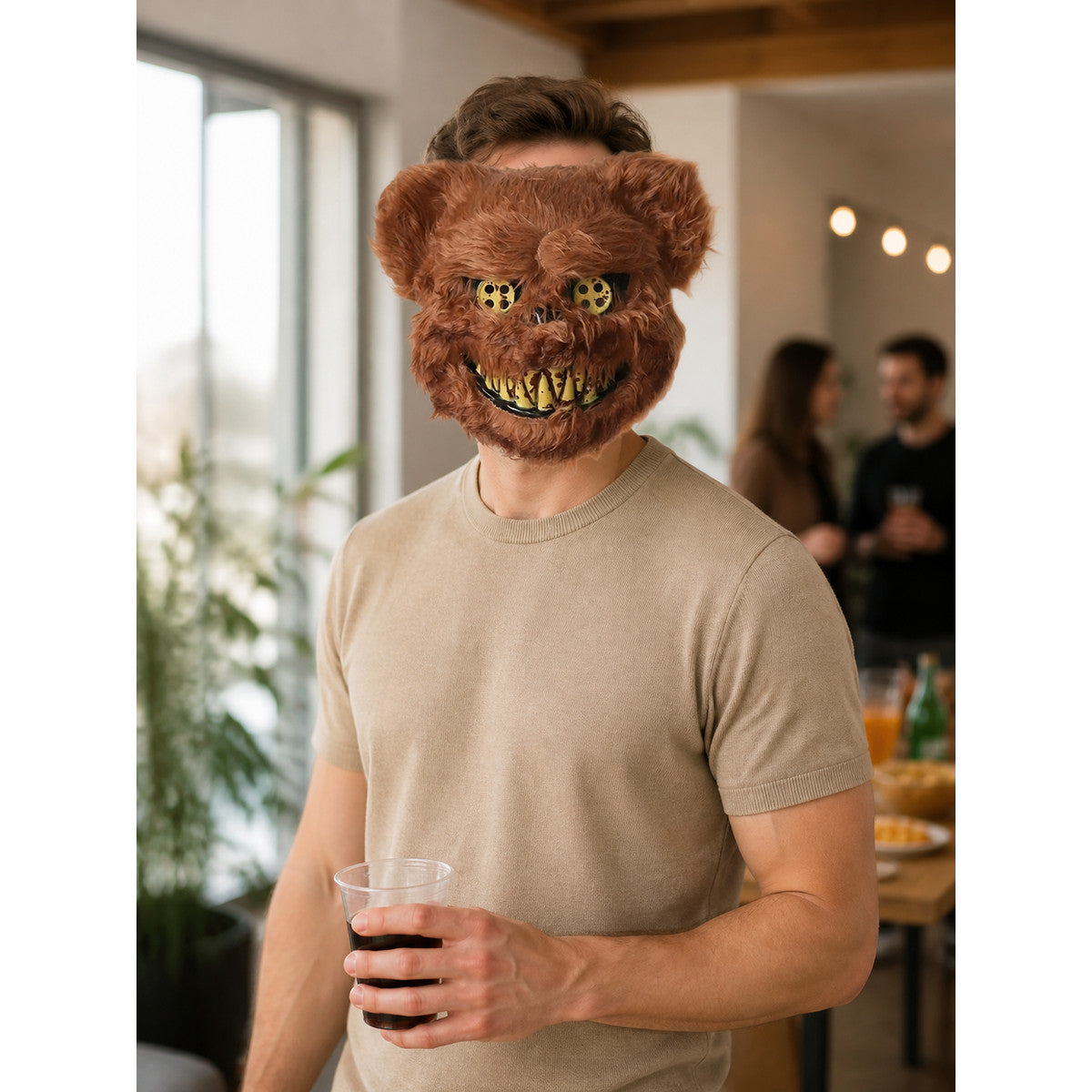 Scary Bear Carnival Headwear for Halloween lifestyle view