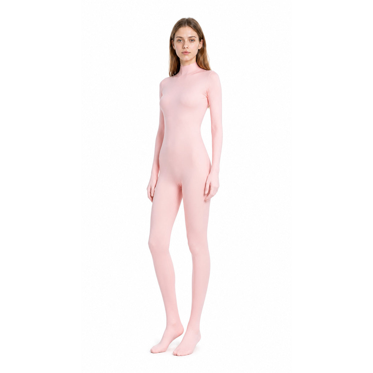 Pink Hooded Jumpsuit with Paws and a Zipper product detail