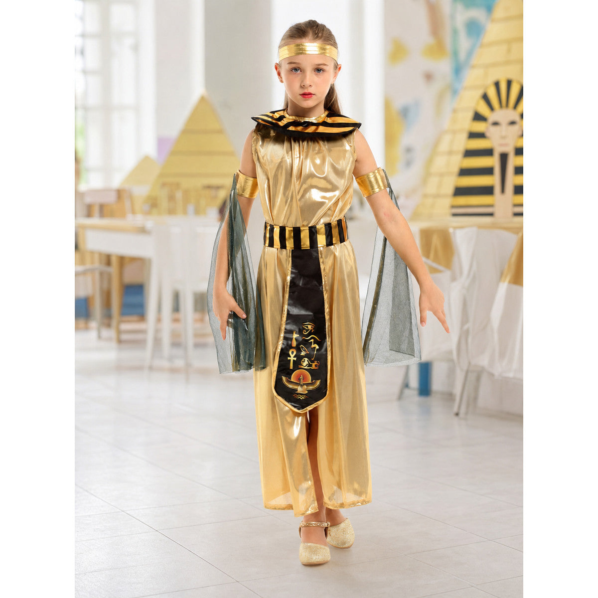 Egyptian Party Costume with Accessories lifestyle view
