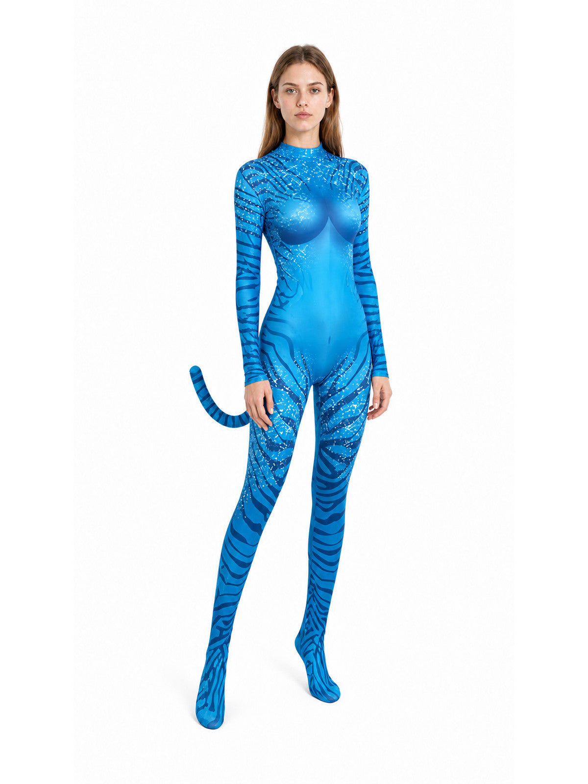 Avatar Jumpsuit with Tail and Striped Pattern product detail