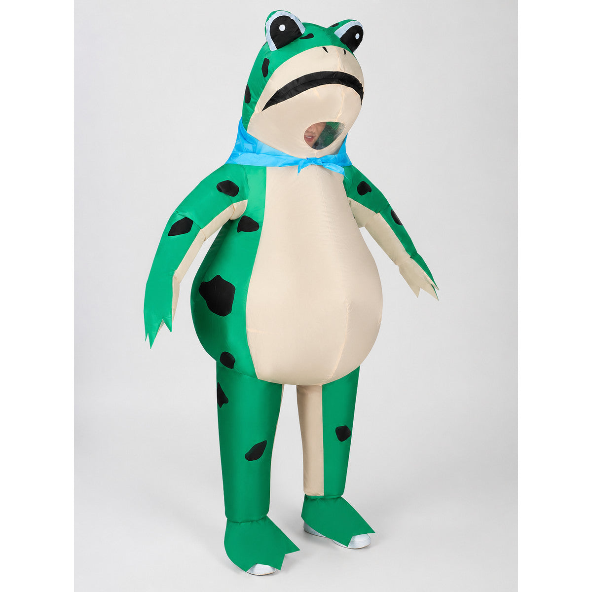 Adult Inflatable Frog Costume with Fan main product view