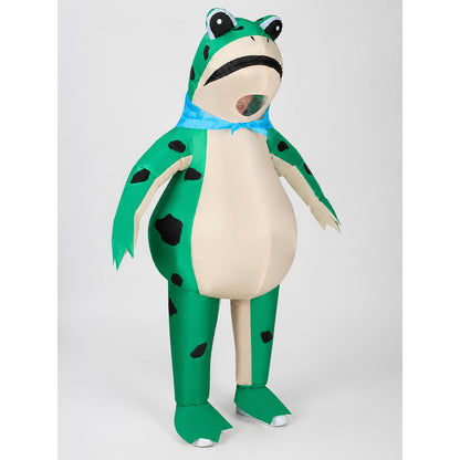 Adult Inflatable Frog Costume with Fan main product view