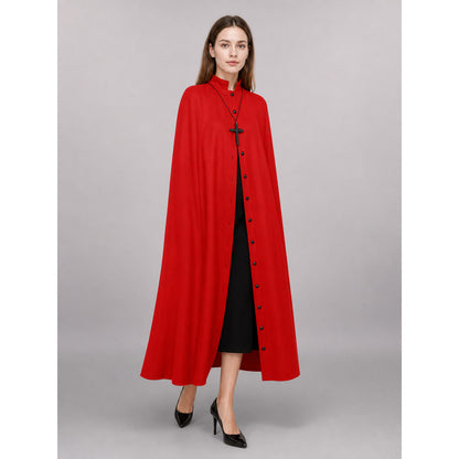 Red Long Carnival Cloak with Collar occasion guide
