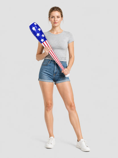 Inflatable Baseball Bat in U.S. Flag Style