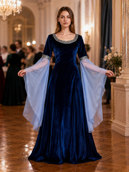 Medieval Lace-Up Cosplay Dress lifestyle view
