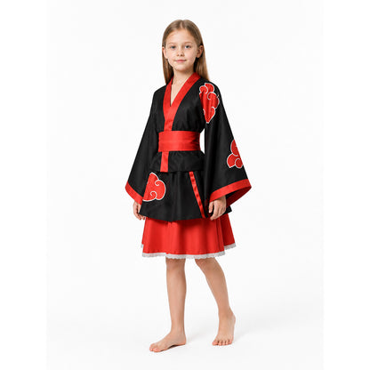 Kimono-Style Vampire Costume with Wide Sleeves Costumes detail