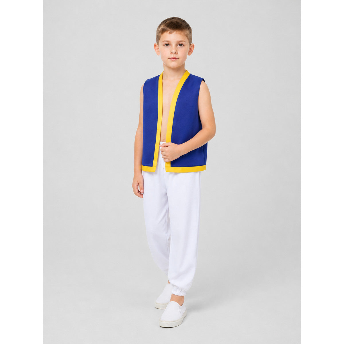 Toad cosplay costume from Super Mario, vest and pants Costumes detail
