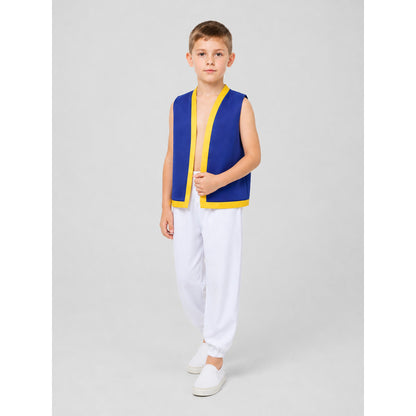 Toad cosplay costume from Super Mario, vest and pants Costumes detail