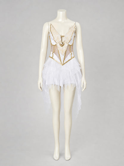 Angel Stage Costume with Wings and Halo