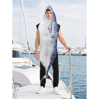 Fish Hooded Costume for a Party lifestyle