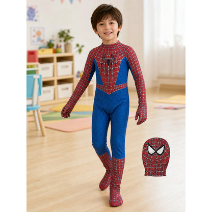 Spider-Man Costume, Jumpsuit with Mask for Cosplay lifestyle