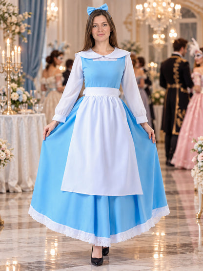 Alice in Wonderland Style Maid Costume with Apron