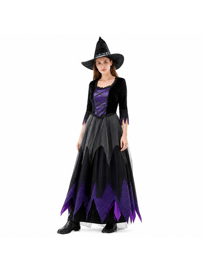 Costume Dress with Layered Skirt and Lace
