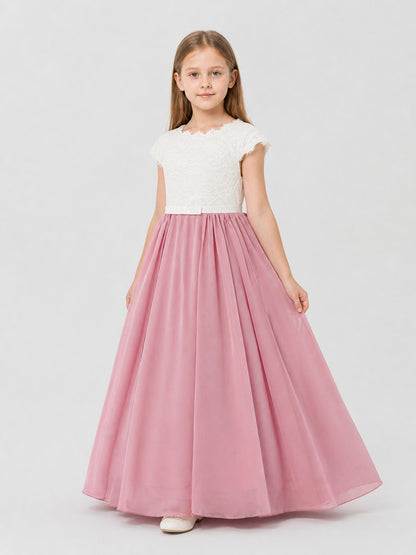 Lace Long Princess Dress for Special Occasions Costume Dresses detail