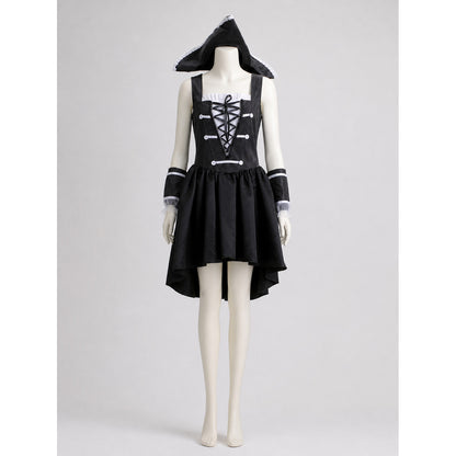 Pirate Cosplay Dress with Corset Lacing
