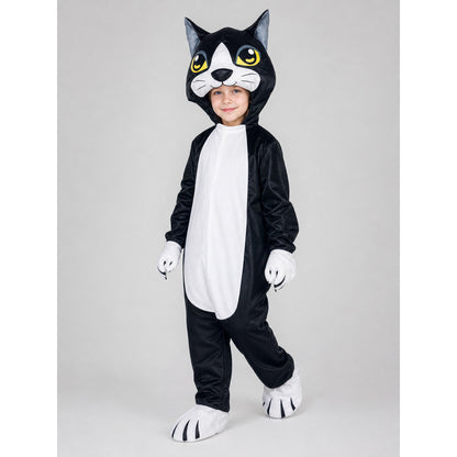 Inflatable Cat Costume for Halloween and Parties on-model walking view