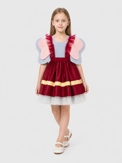 Kids' Costume Dress with Wings and Full Skirt Costume Dresses detail