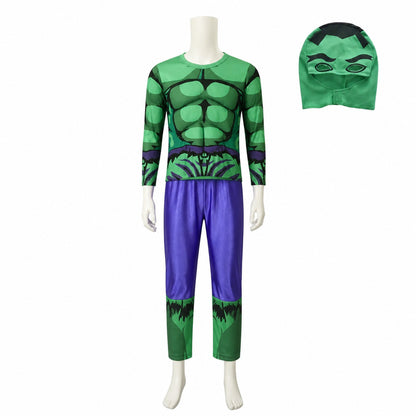 Hulk Costume for Kids with Muscles and Mask Costume Masks detail
