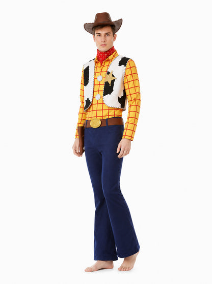 Western-Style Cosplay Costume: Vest and Hat Costume Headwear detail