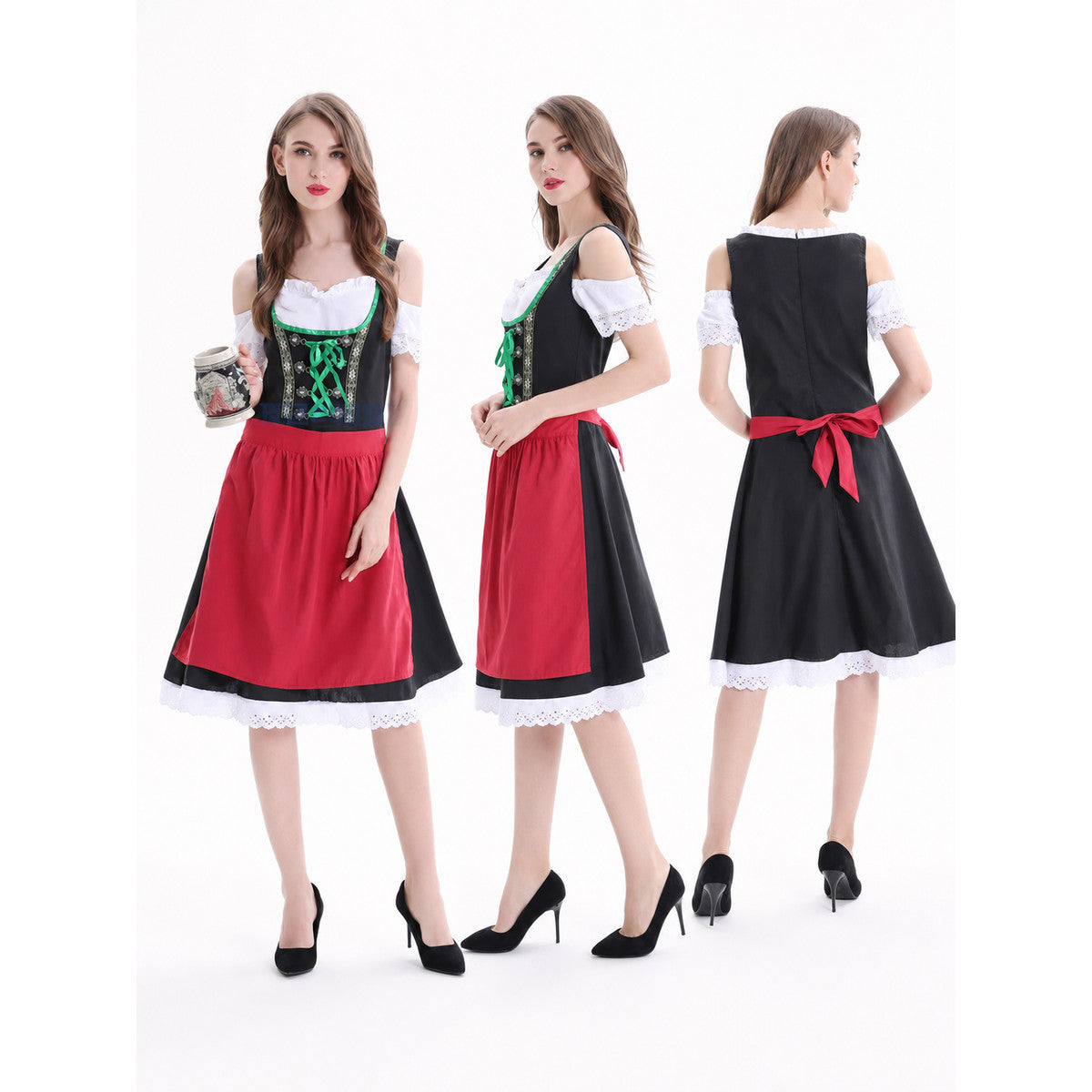 Bavarian-Style Dirndl Costume Dress lifestyle