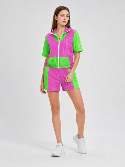 Sports Set with Shorts and Zip-Up Jacket product detail