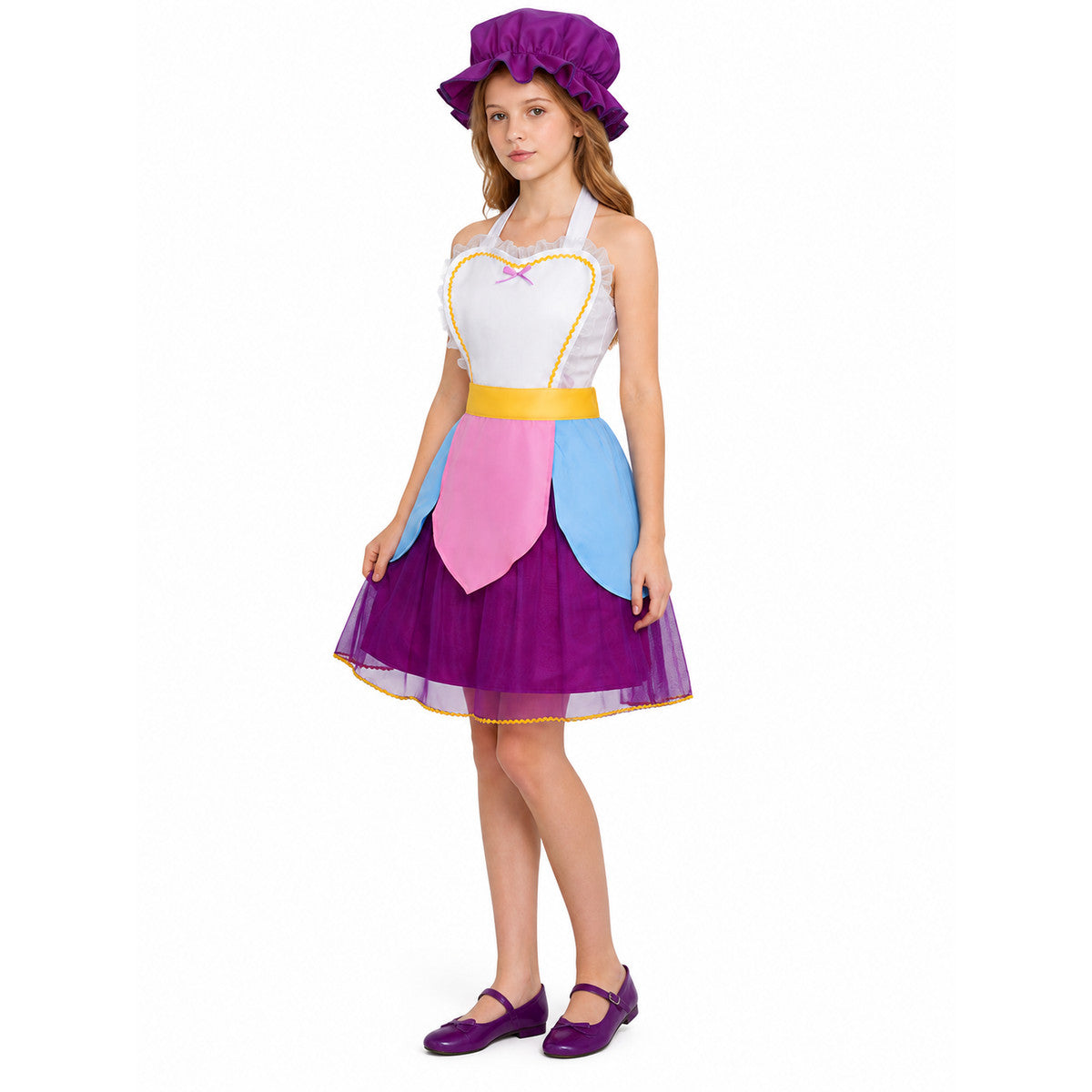 Children's Carnival Costume with Dress and Hat Costume Dresses detail