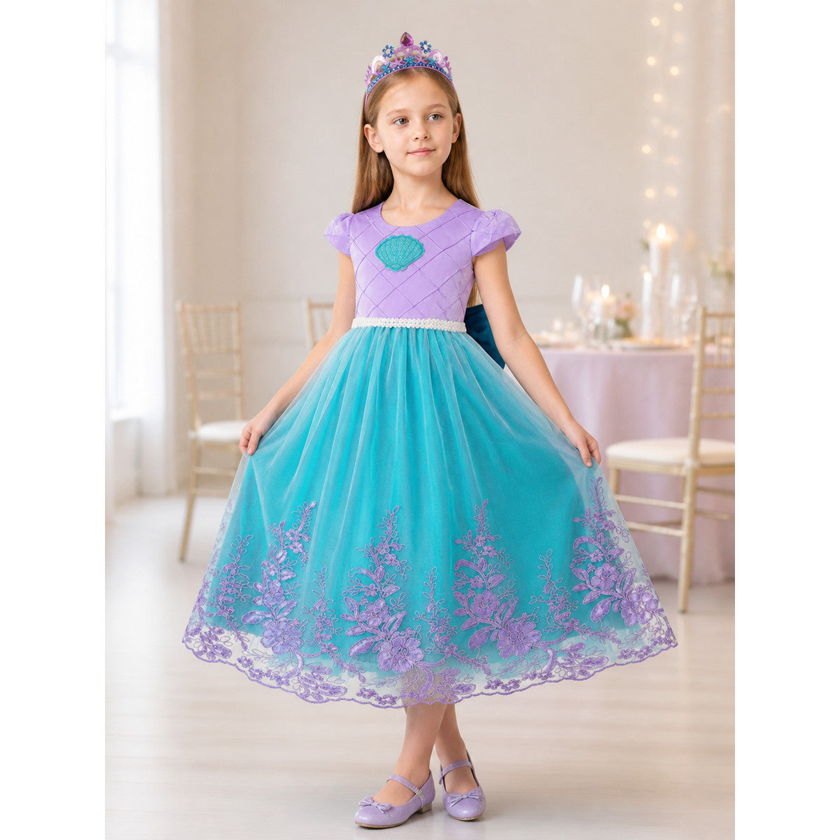 Halloween Mermaid Princess Costume lifestyle view