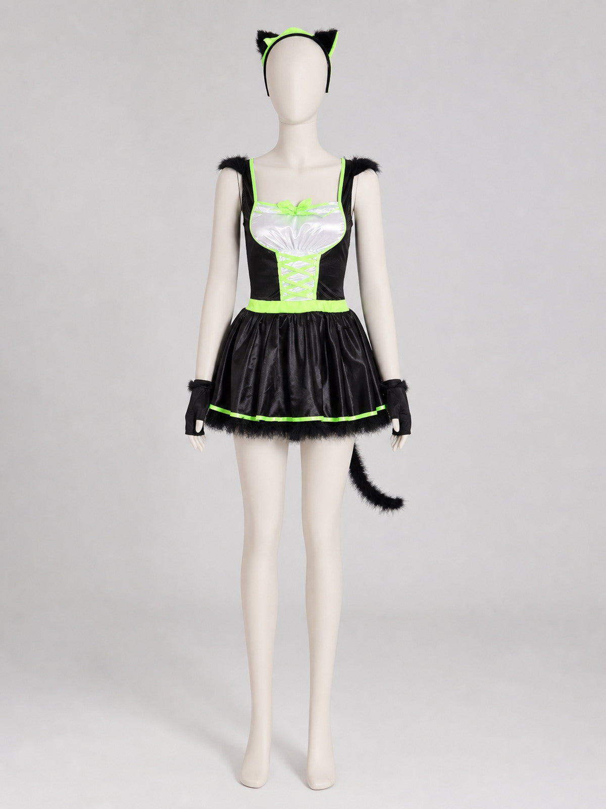 Cat Cosplay Costume with Ears and Tail