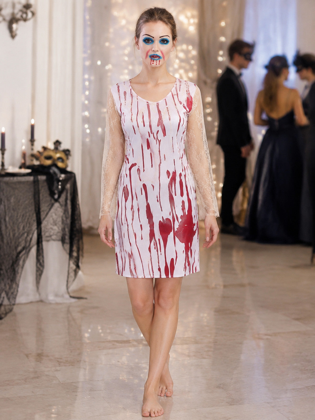 Carnival Costume — Dress with Red Drips lifestyle view
