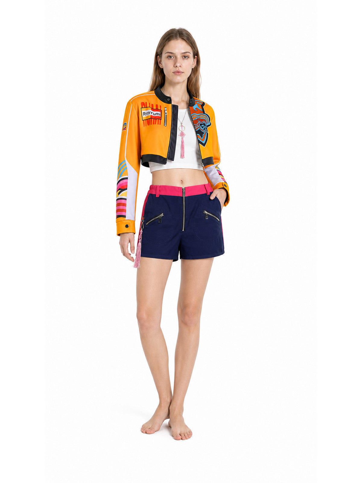 Cosplay Costume: Jacket, Shorts, Top, and Accessories Costume Accessories detail