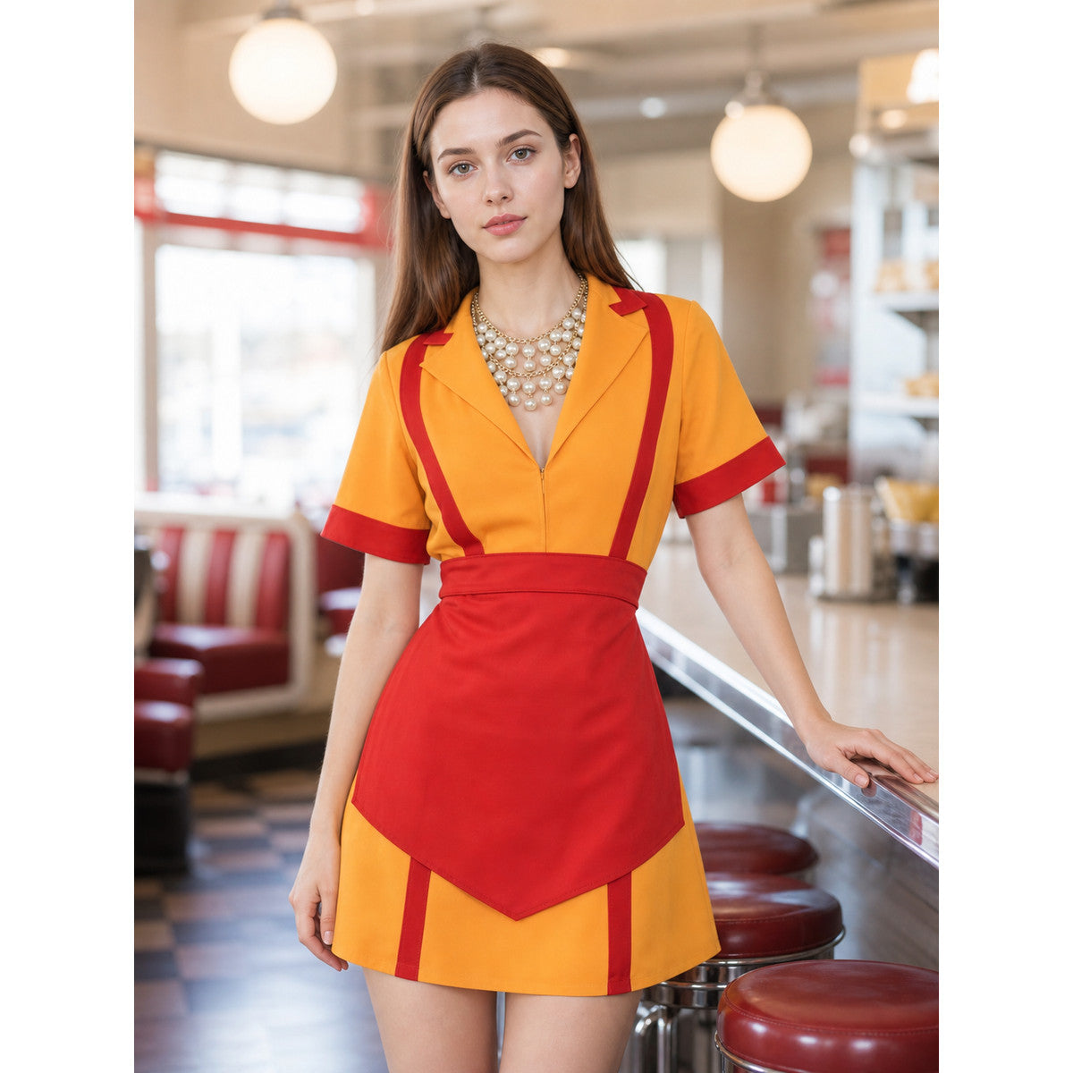 Retro-Style Cosplay Costume with Accessories lifestyle view