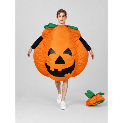 Inflatable Pumpkin Costume with Hat for Halloween lifestyle