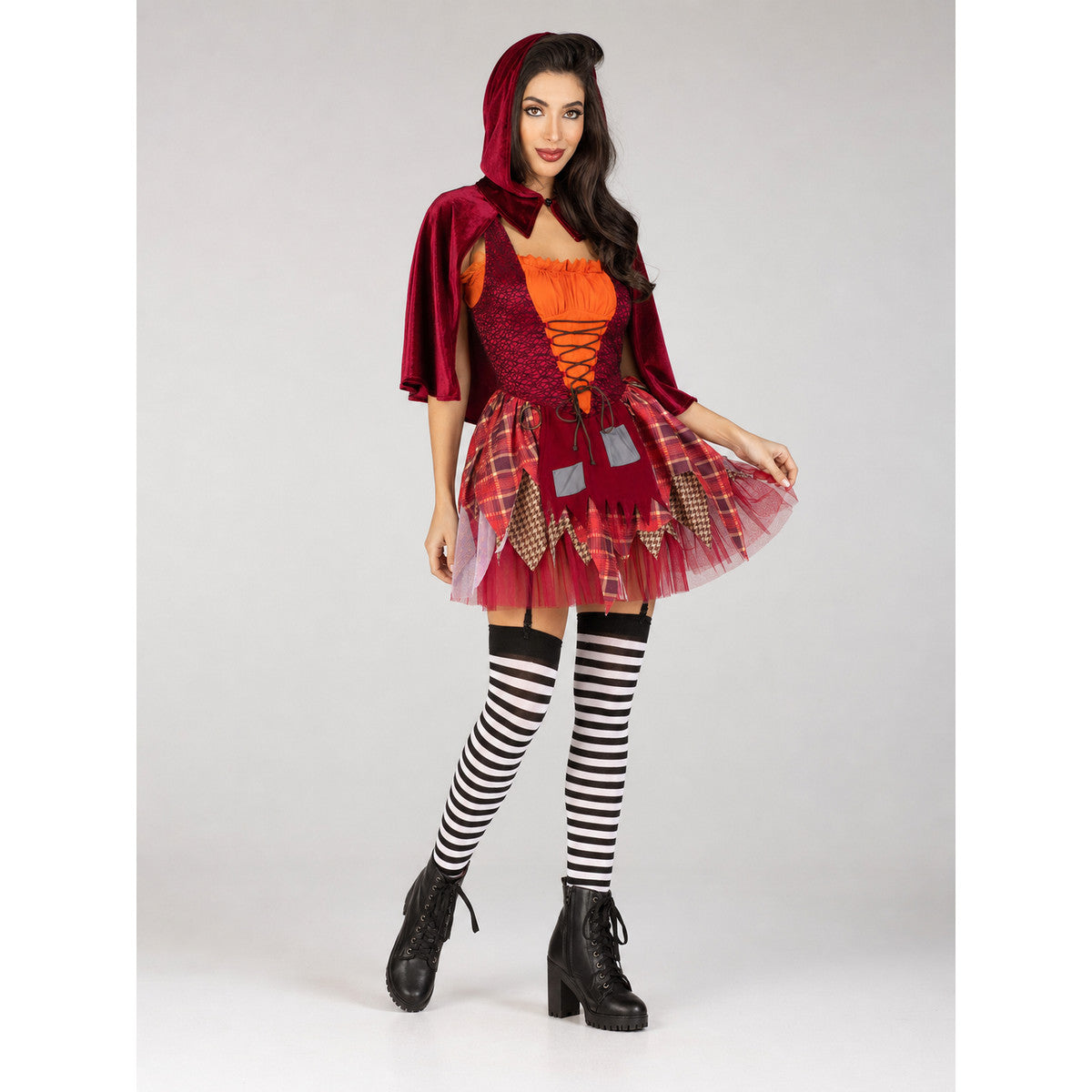 Cosplay Costume with Hood and Cape