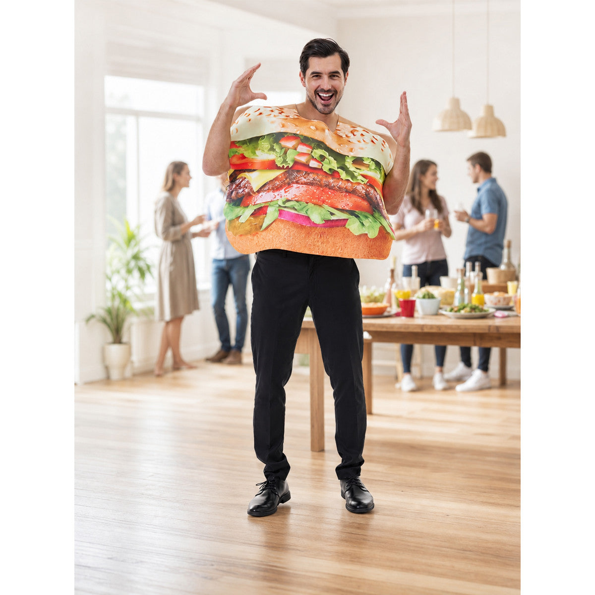 Hamburger Costume for Halloween, Parties, and Stage Performances
