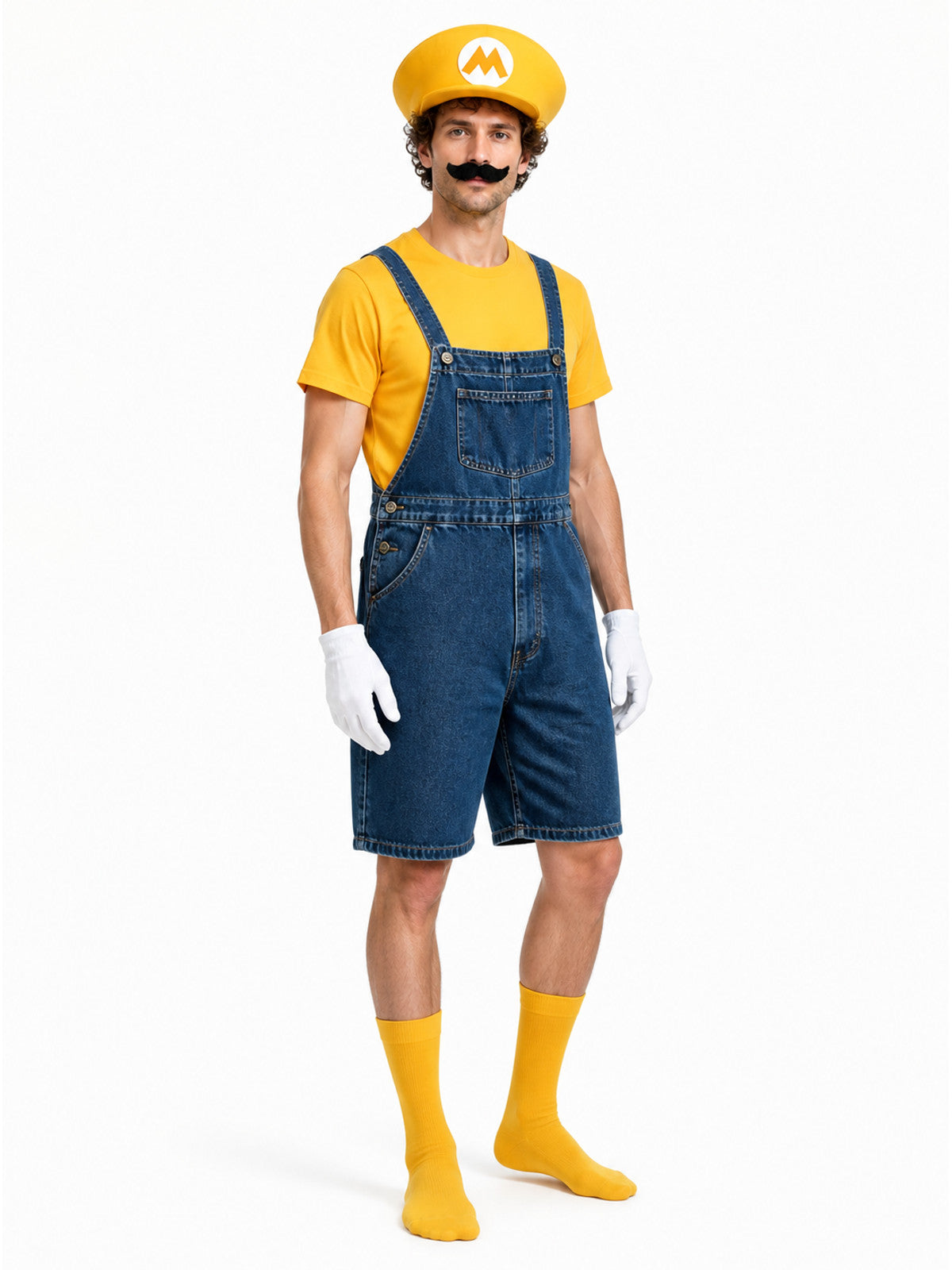 Mario Costume with T-Shirt, Shorts, and Accessories Costume Accessories detail