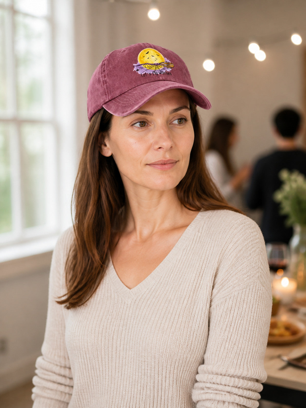 Halloween Witch-Themed Carnival Baseball Cap
