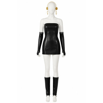 Yor Forger Cosplay Costume from the Anime Spy x Family Costumes detail