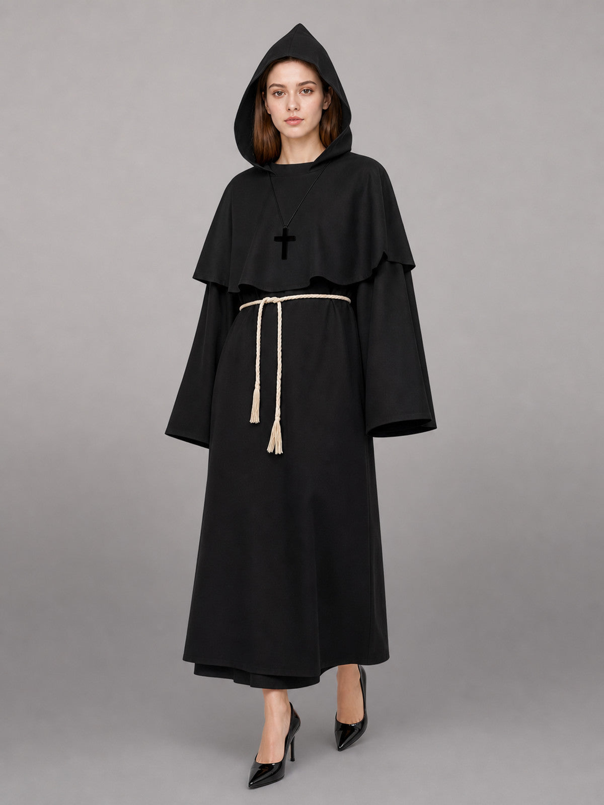 Black Carnival Cloak with a Pointed Hood occasion guide