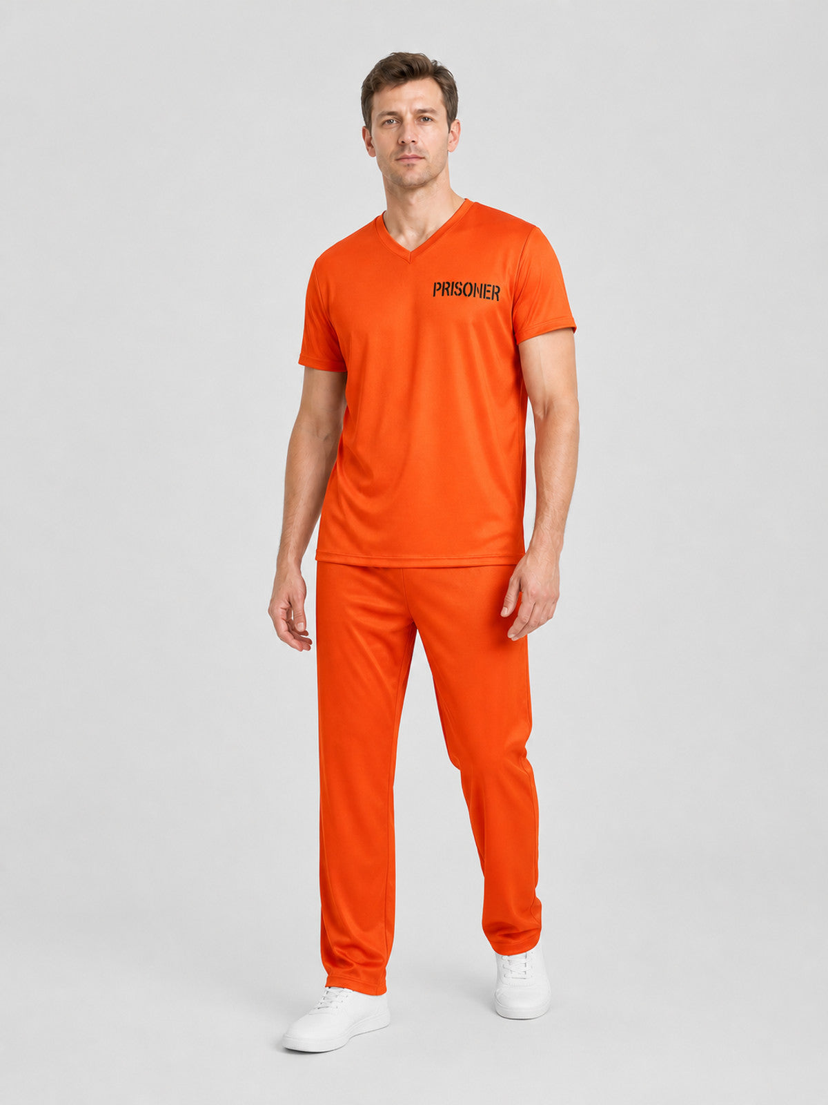 Orange Prisoner Costume for Cosplay, Set Costumes detail