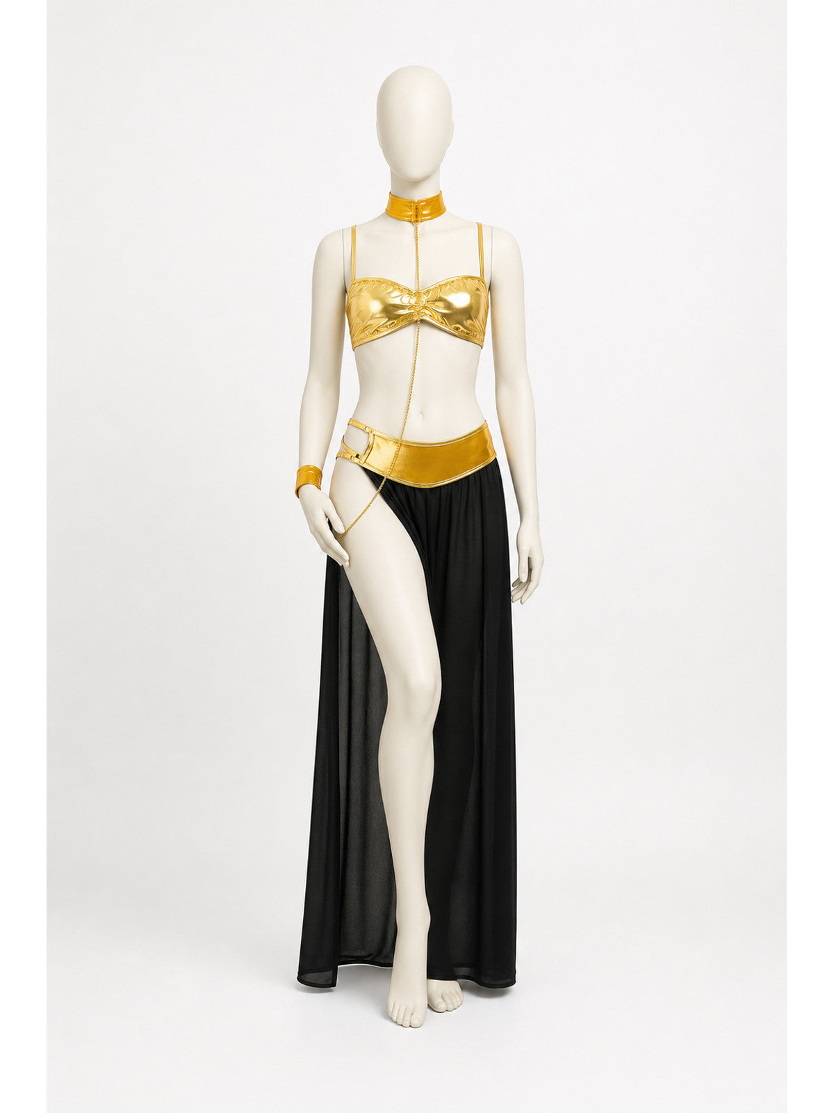 Egyptian-Style Costume: Top and Long Skirt Costumes detail