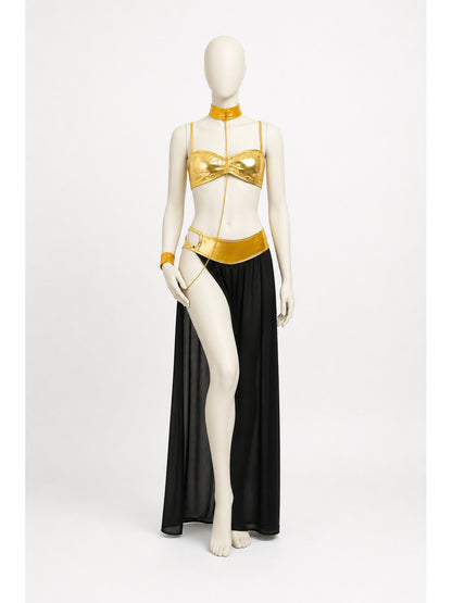 Egyptian-Style Costume: Top and Long Skirt Costumes detail