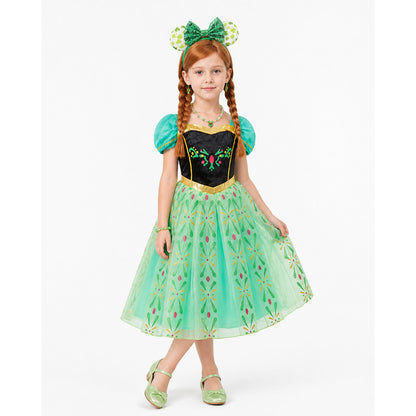 Children's Costume with Full Skirt and Jewelry Costumes detail