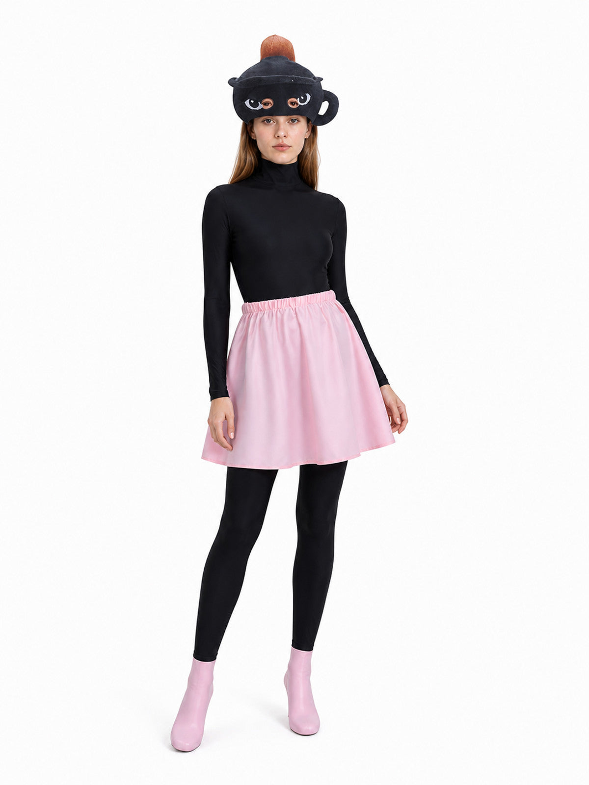Cosplay costume with jumpsuit, skirt, and headpiece Costume Headwear detail