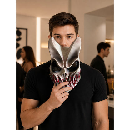 Demonic Carnival Mask for Halloween and Cosplay lifestyle view