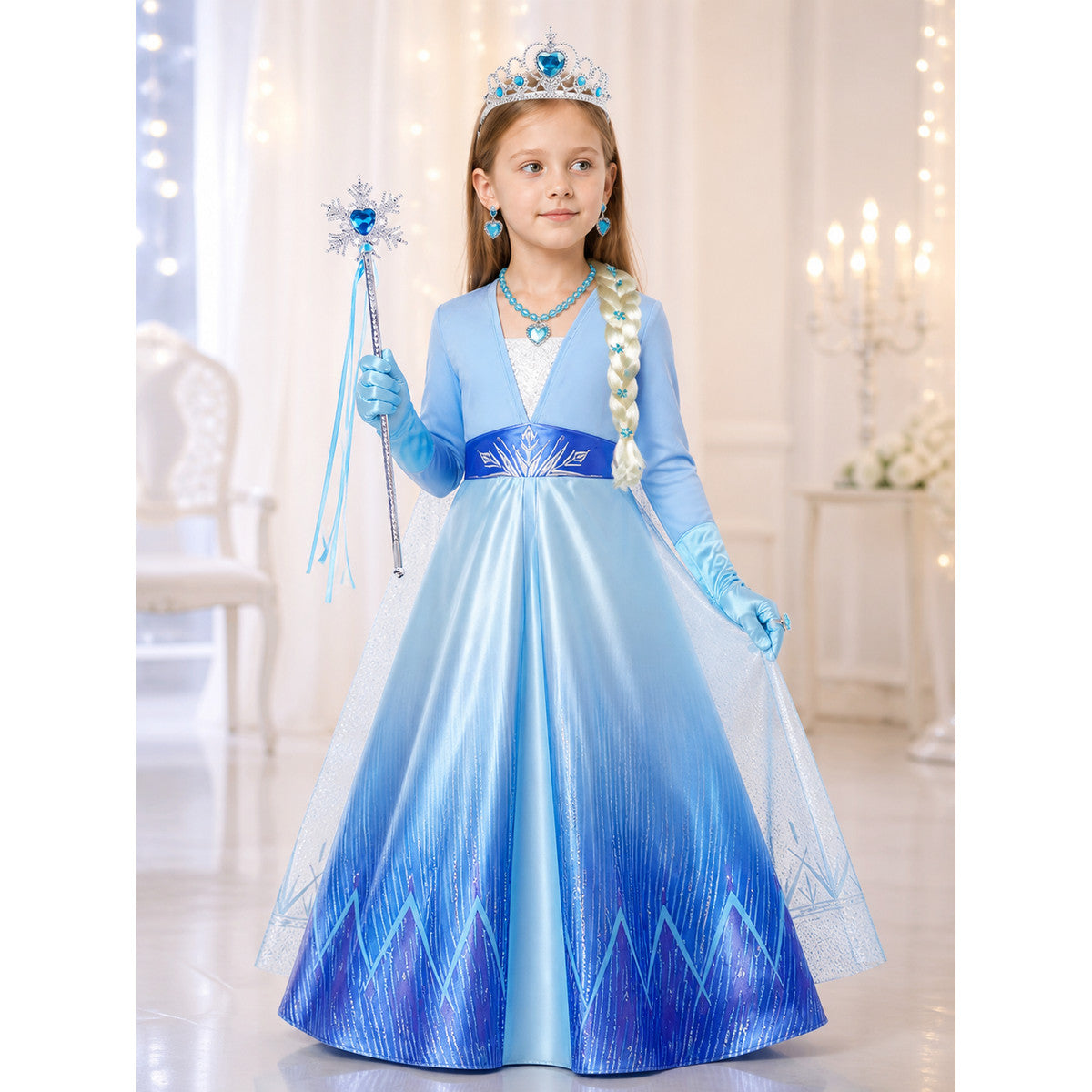 Snow Queen Carnival Costume for Cosplay
