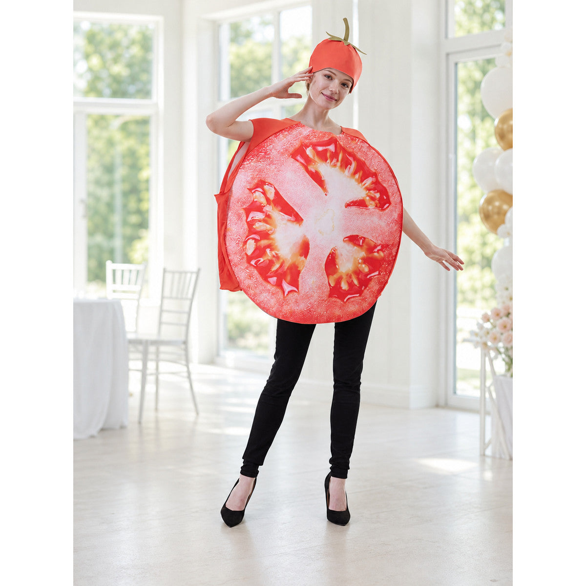 Tomato Slice Costume with Hat lifestyle view