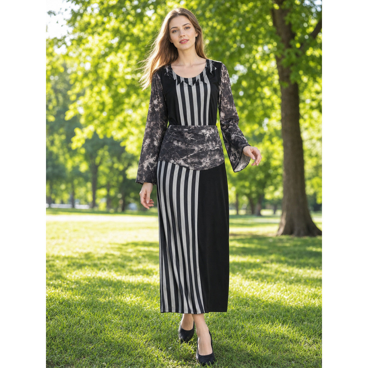 Gothic Style Halloween Costume Dress lifestyle view
