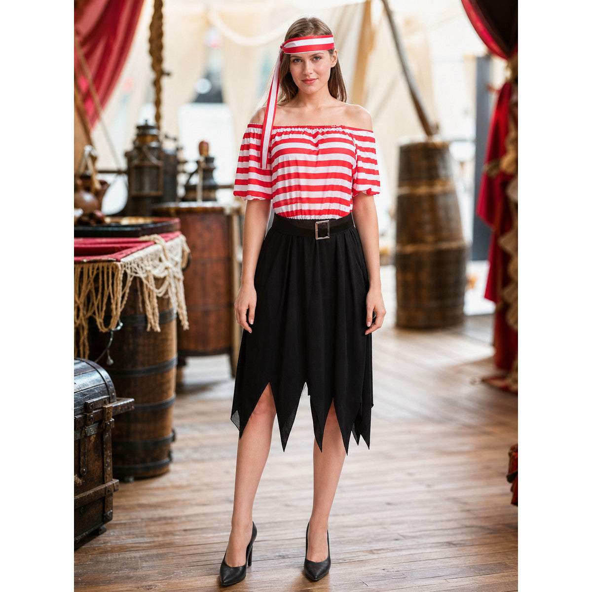 Jack Sparrow Pirate Costume Set lifestyle view