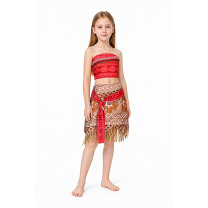 Moana Costume with Skirt and Top Costumes detail