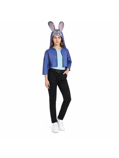 Bunny Cosplay Costume with Ears, Jacket, and Pants Costumes detail